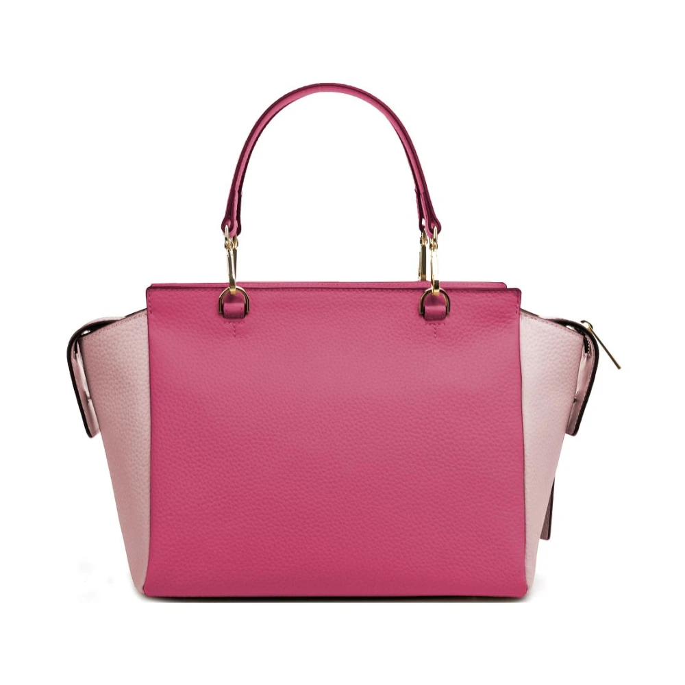 Baldinini Fuchsia Leren Handtas Trendy Stijl Pink Dames