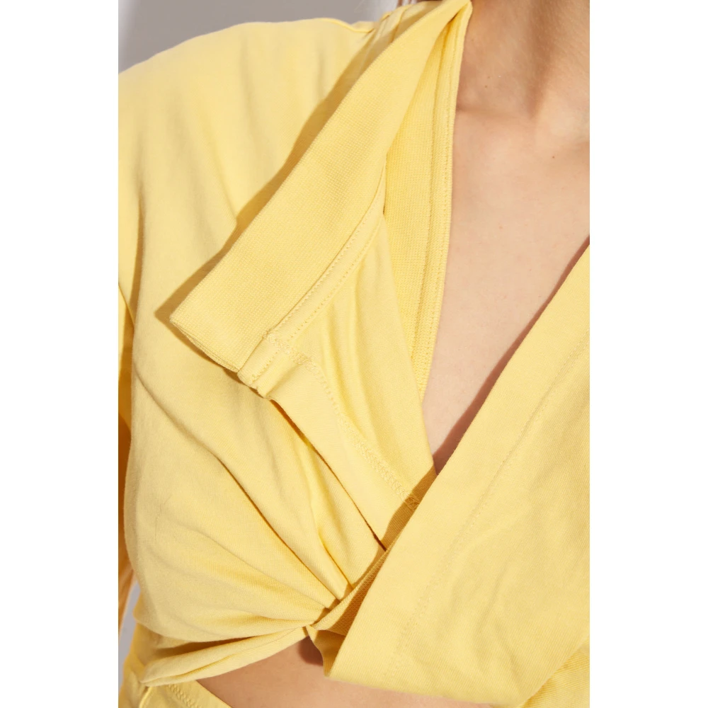 Jacquemus Bahia jurk Yellow Dames