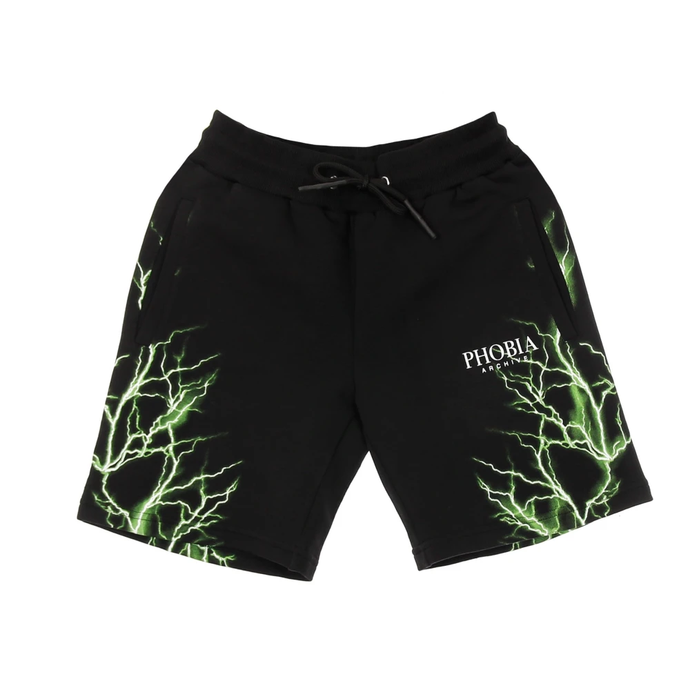 Phobia Archive Herren Schwarz Shorts, K, Xlgröße: