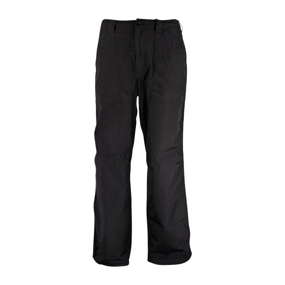 C.p. Company Men's Black Chino Trousers - Straight Trousers - Xs - Trousers