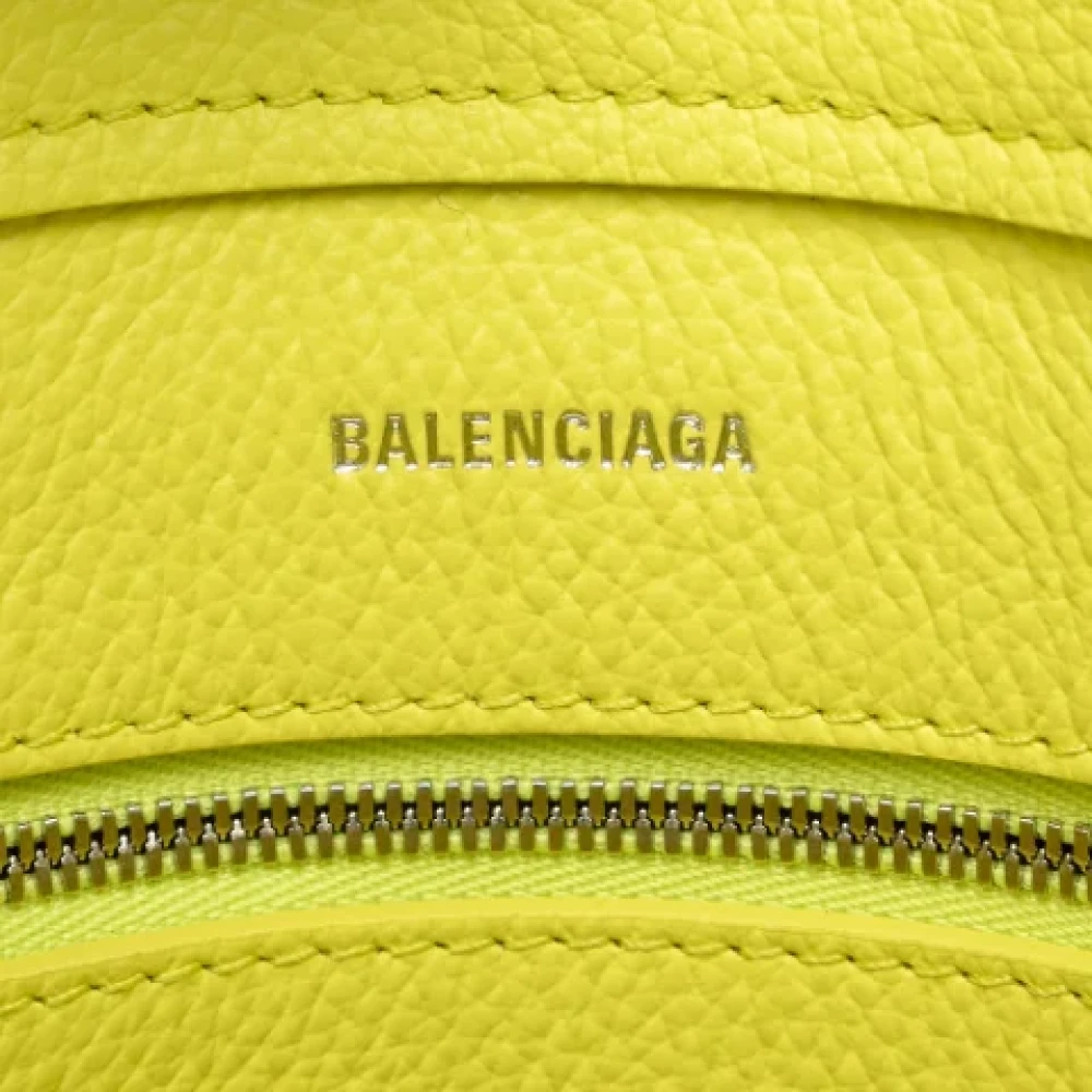Balenciaga XS Everyday North-South Tote Satchel Yellow Dames