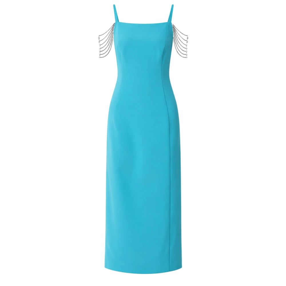 Pinko Mujer Azul Vestidos, Talla: L