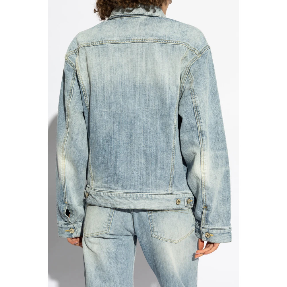 Balenciaga Denim jas Blue Dames