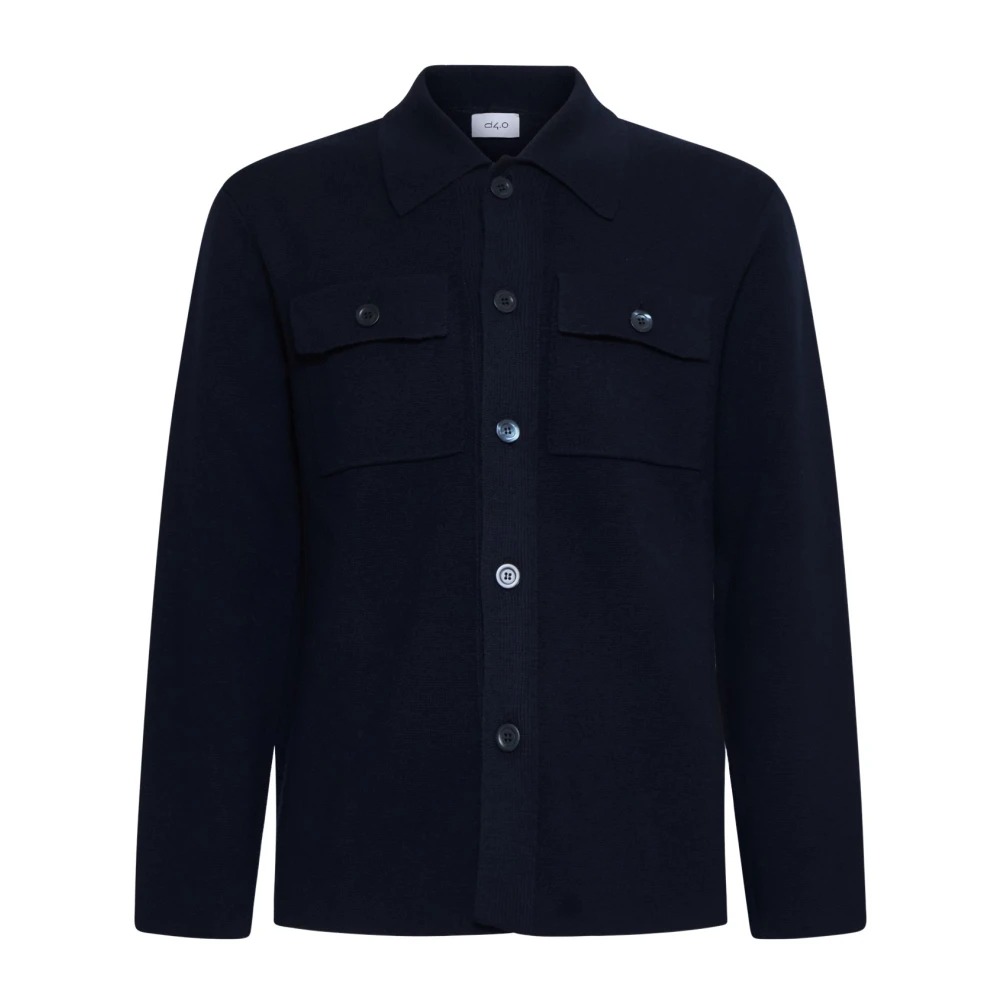 D4.0 D 4.0 Shirts Blue - Male - Casual Shirts - Blue - M - Shirts