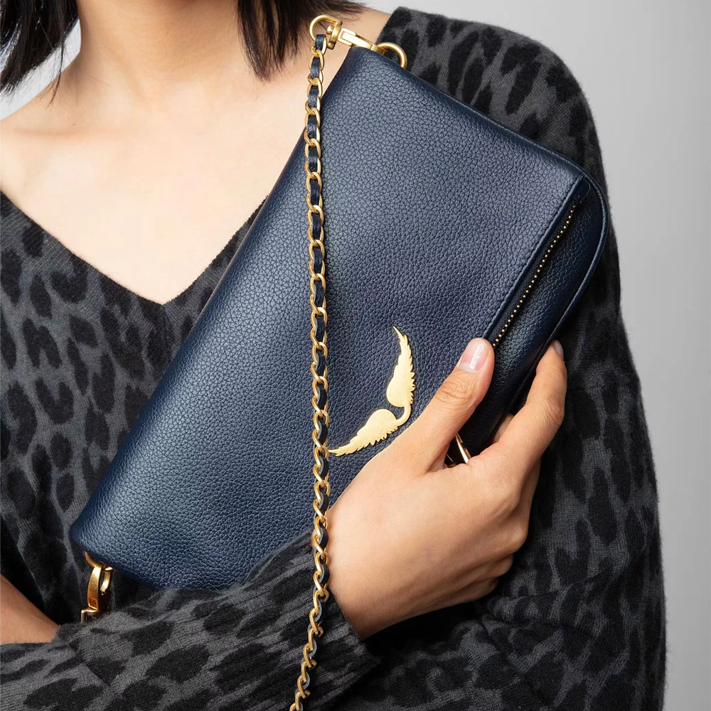Zadig & Voltaire Clutches Blue Dames
