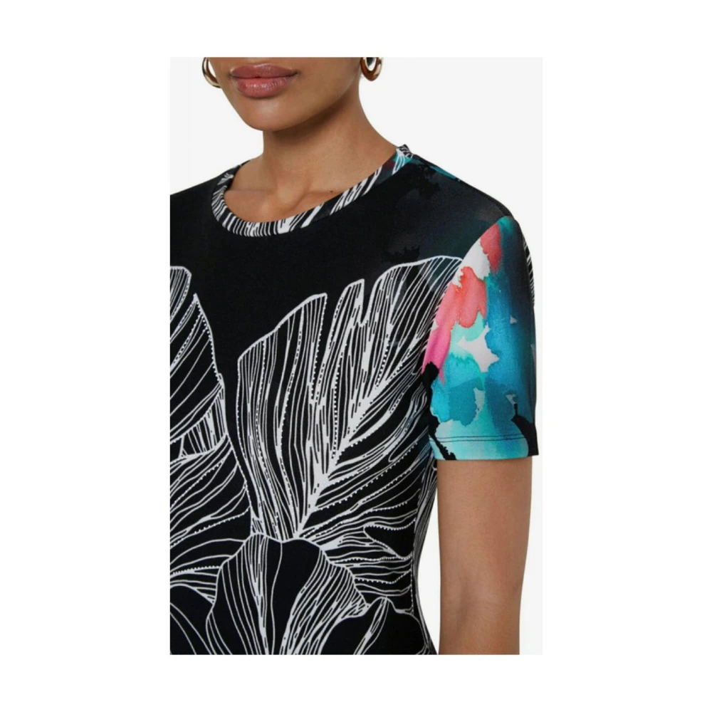 Desigual Bloemenprint Gebreide Top Multicolor Dames