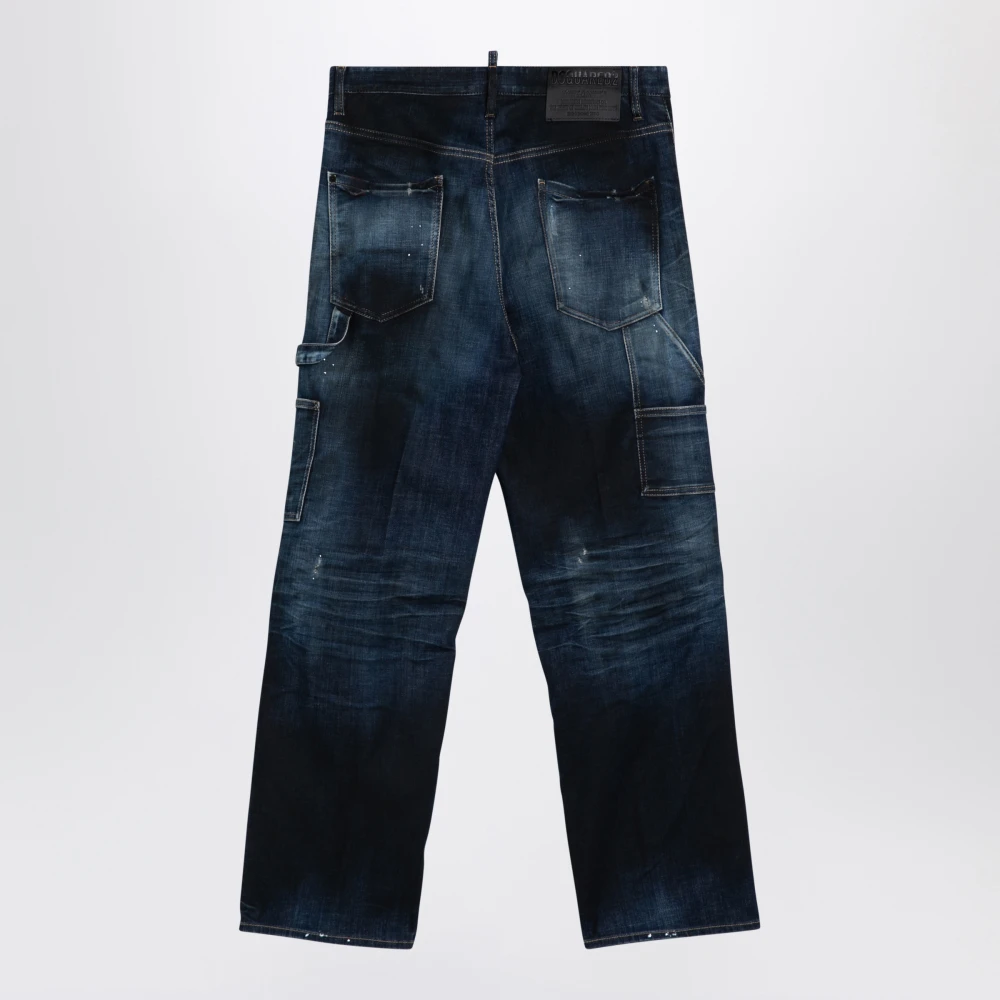 Dsquared2 Relaxed Fit Boyfriend Jeans Blue Heren