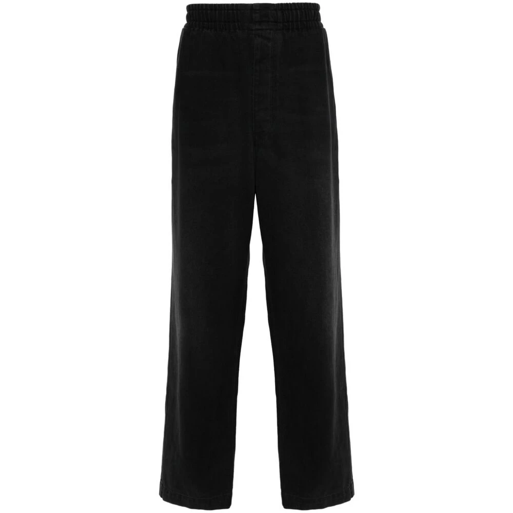 Isabel marant Zwarte TENCEL™-katoenen broek met rechte pijpen Black Heren