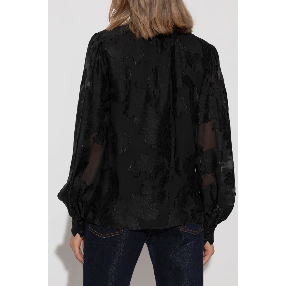 ETRO Bloemenpatroon top Black Dames