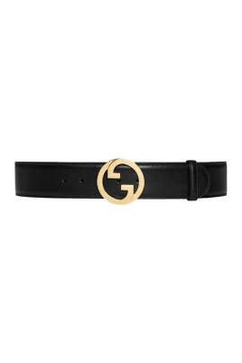 black-leather-interlocking-g-belt
