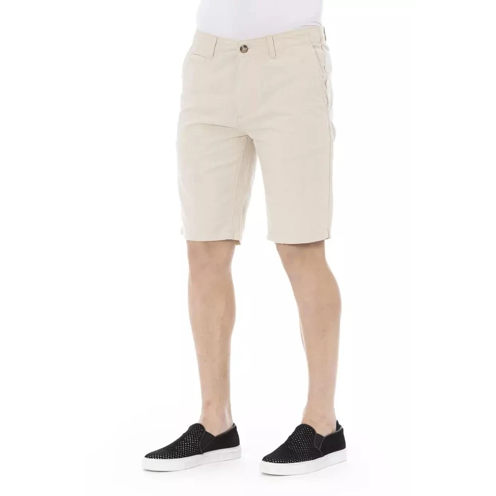 Baldinini Beige Bermuda Shorts van katoen Beige Heren