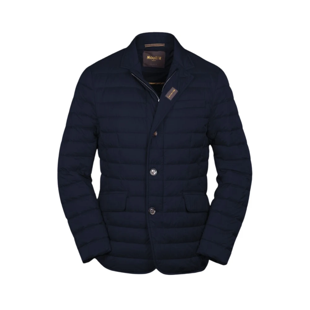 Moorer Men's Blue Down Jackets, Xl, Down Jacket