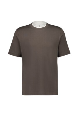 t-shirt-en-coton-marron-a-col-rond