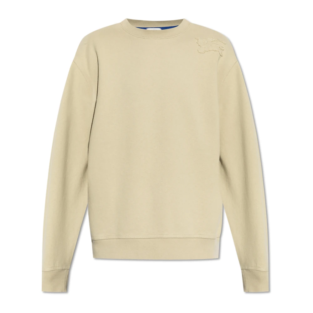 Burberry Sweatshirt met logo Beige Heren