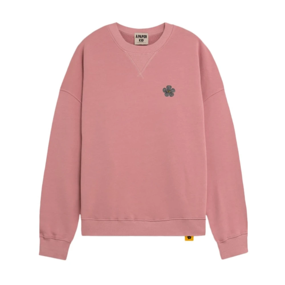 A Paper Kid Gebreide trui in antiek roze Pink Heren