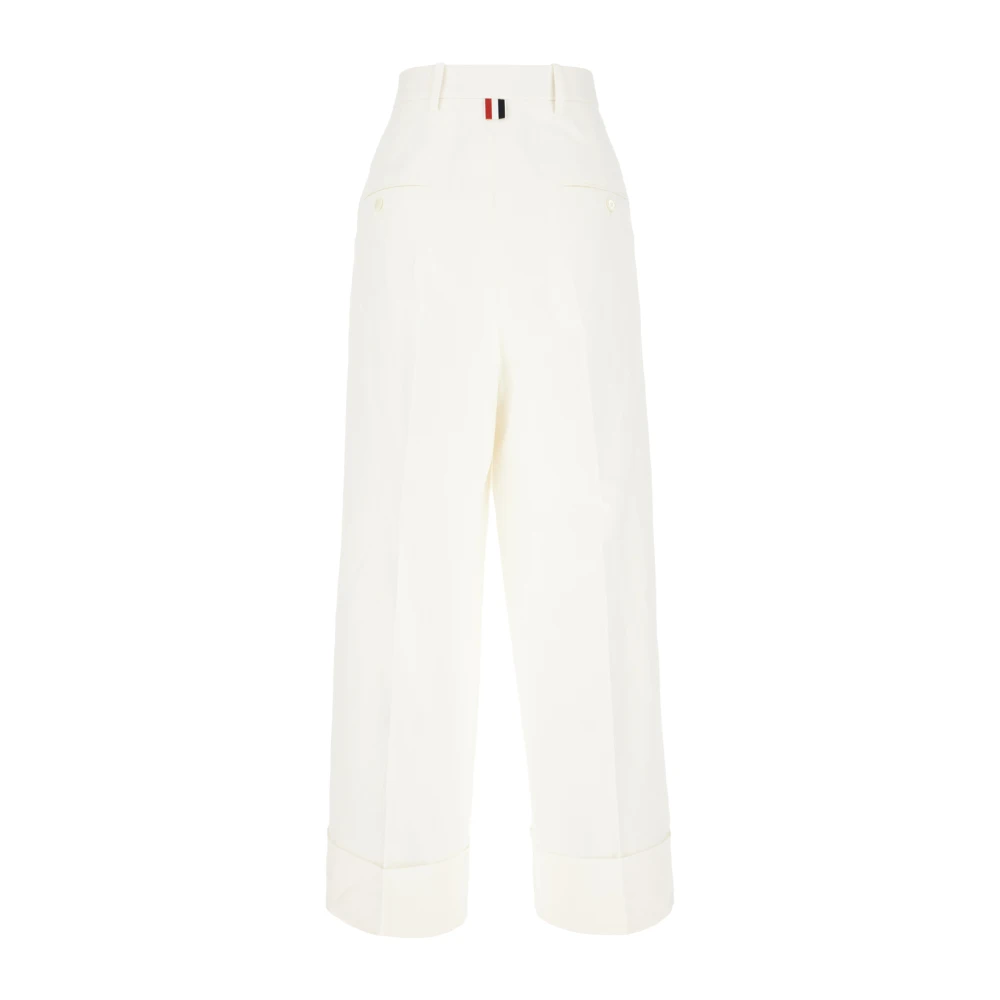 Thom Browne Stijlvolle Broeken voor Mannen White Dames