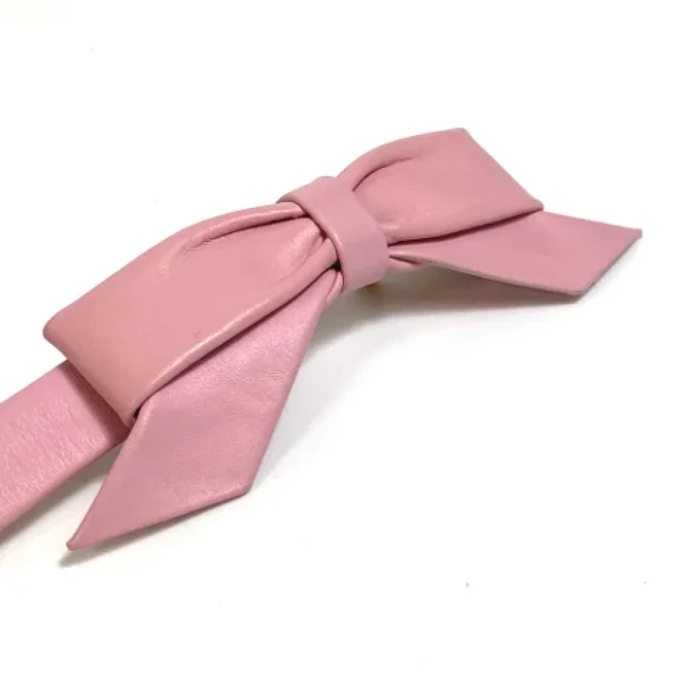 Louis Vuitton Vintage Pre-owned Leather belts Pink Dames