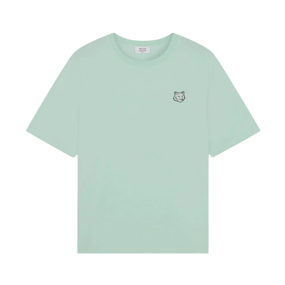 Maison Kitsuné Vos Katoenen T-shirt Green Dames