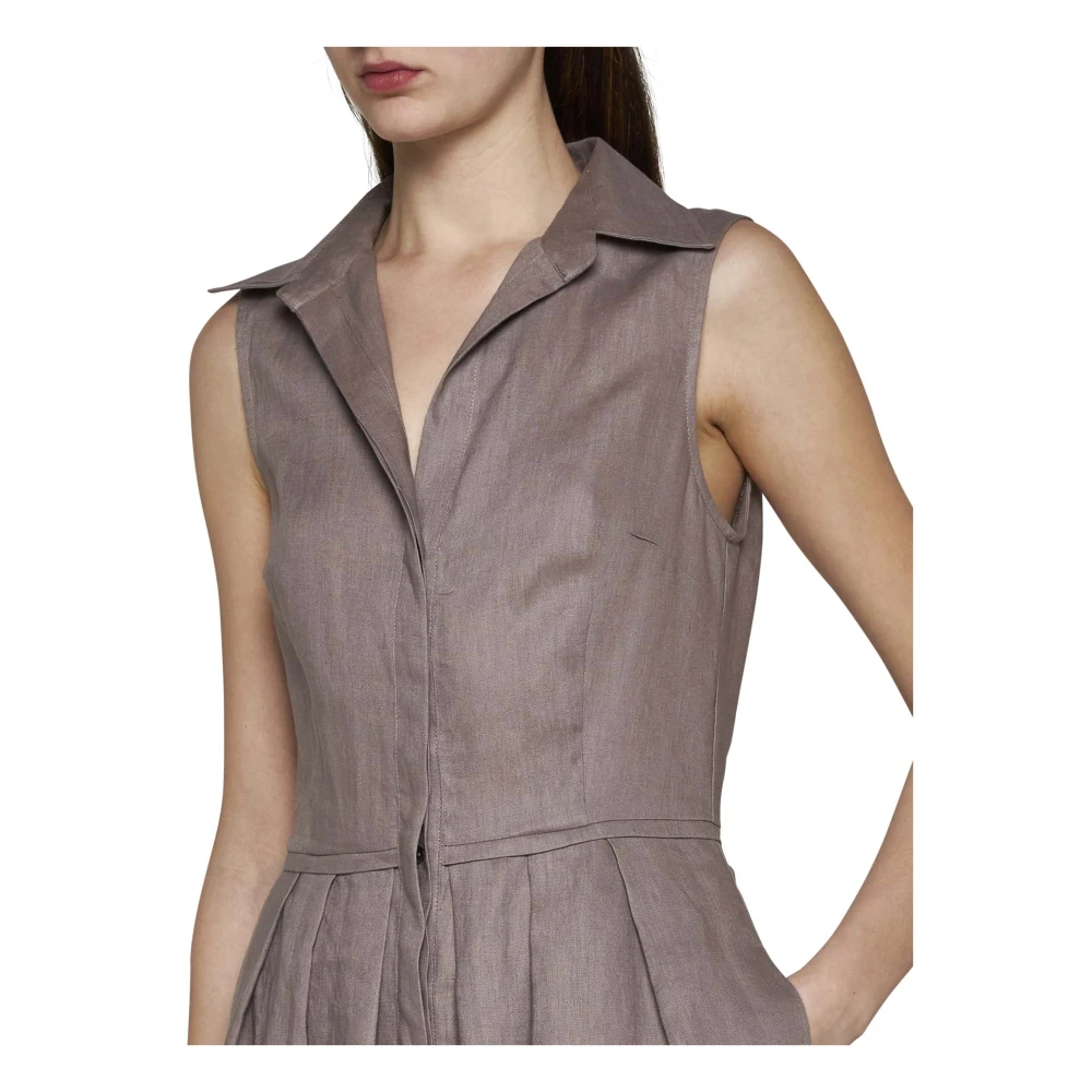 Blanca Vita Duifgrijs Cinta Jurk Brown Dames