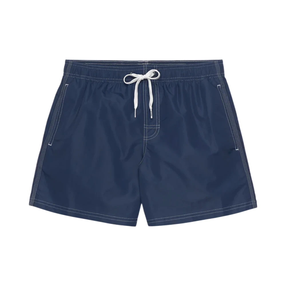 Sundek Mannelijk Blauw Badmode Heren, L, Leer, Zwemshorts