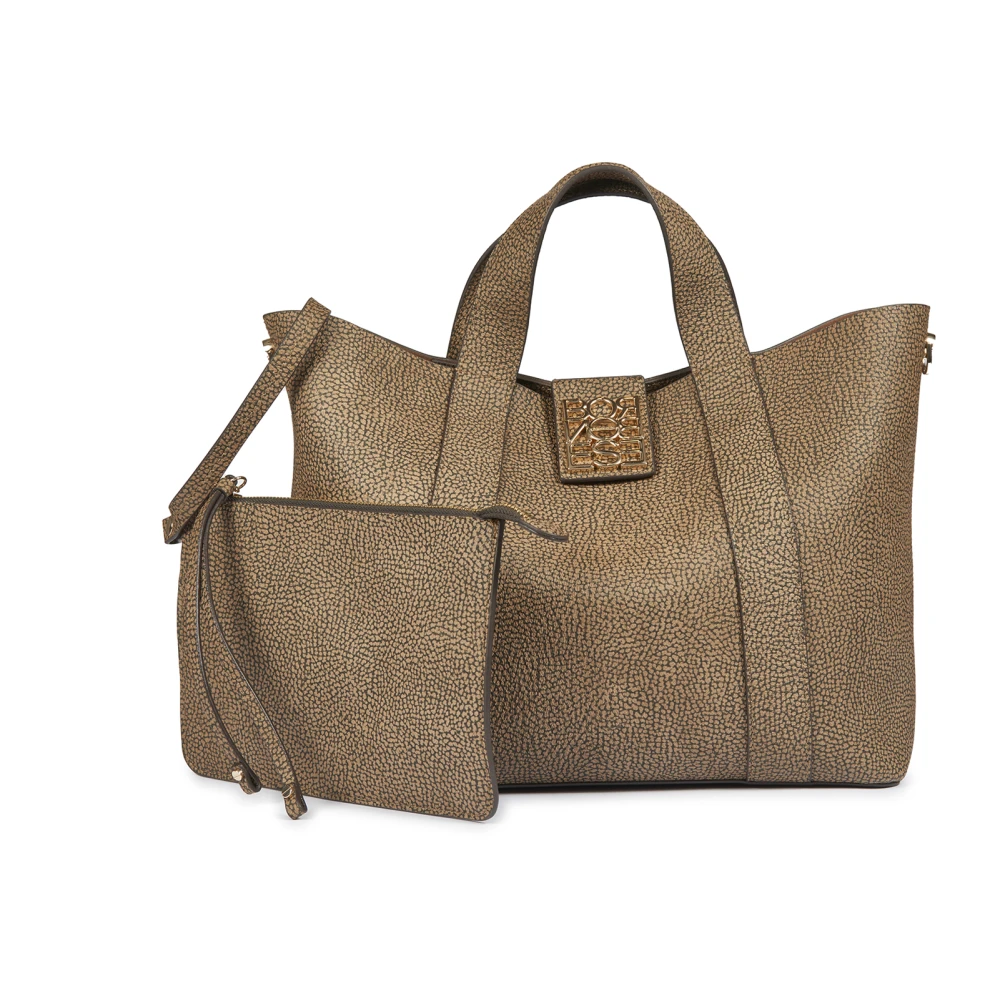 Borbonese Beige tassen voor een stijlvolle uitstraling Beige Dames