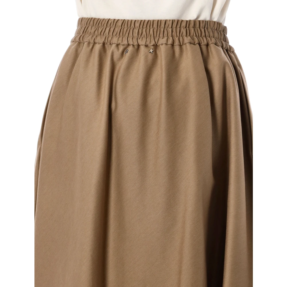 Golden Goose Morena Circle Rok Beige Dames