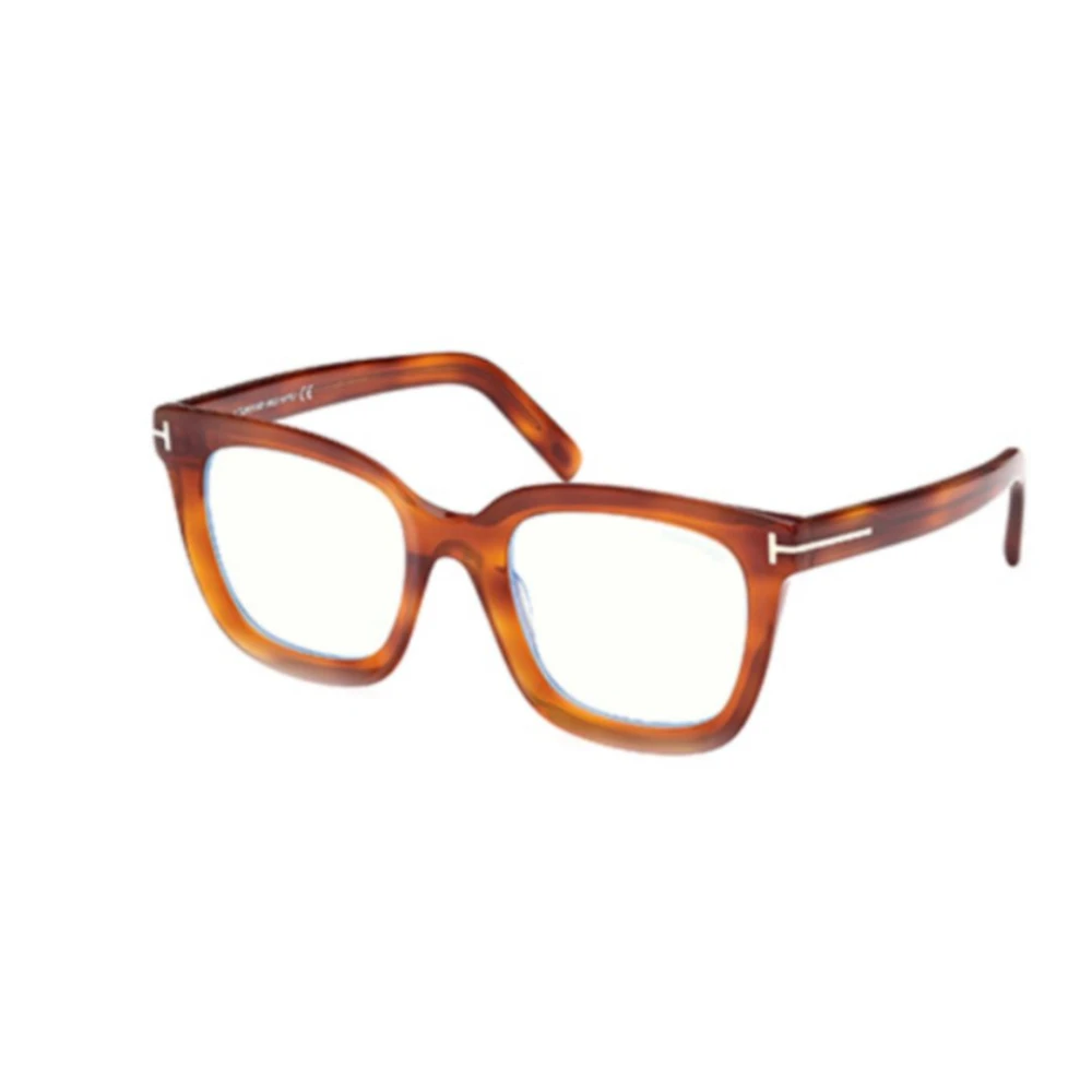 Tom Ford Klassieke Zwarte Zonnebril Brown Unisex