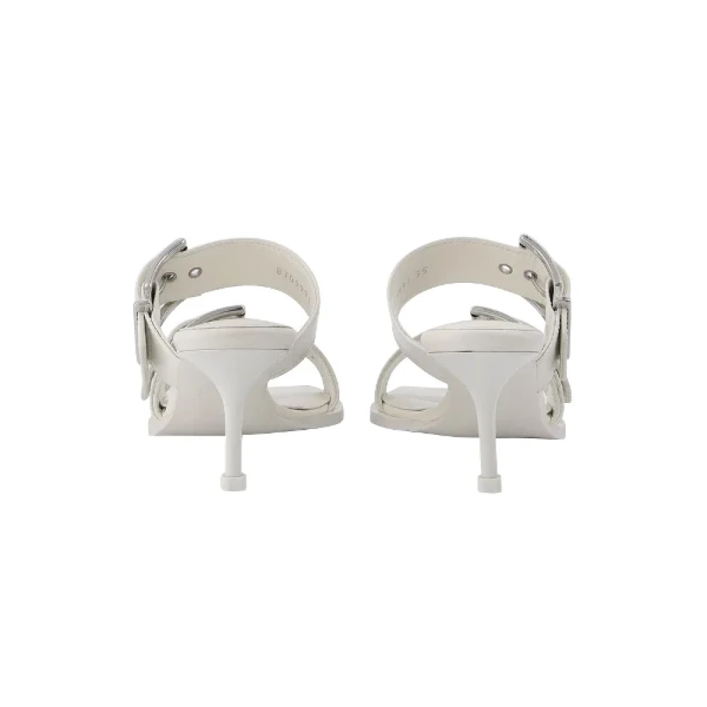 Alexander McQueen Pre-owned Leather sandals White Dames