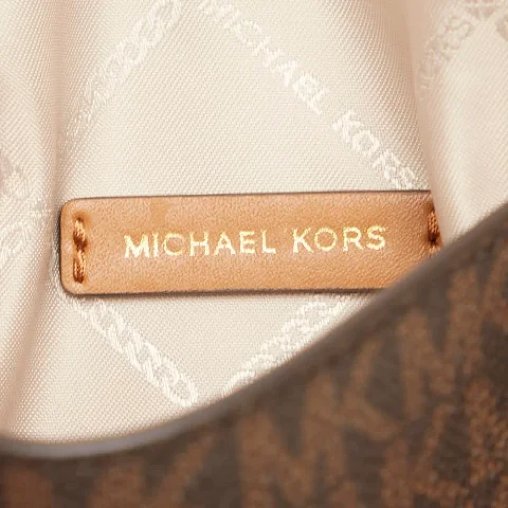 Michael Kors Pre-owned Canvas handbags Brown Dames