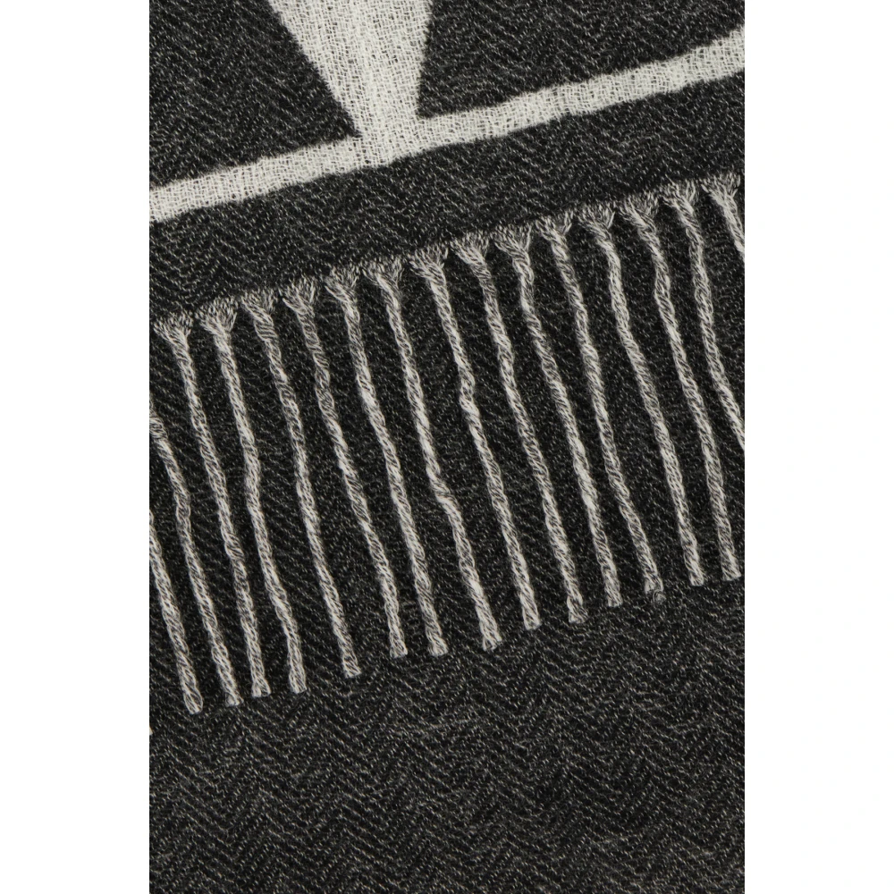 Valentino Garavani Stijlvolle Sjaals & Shawls Collectie Gray Heren