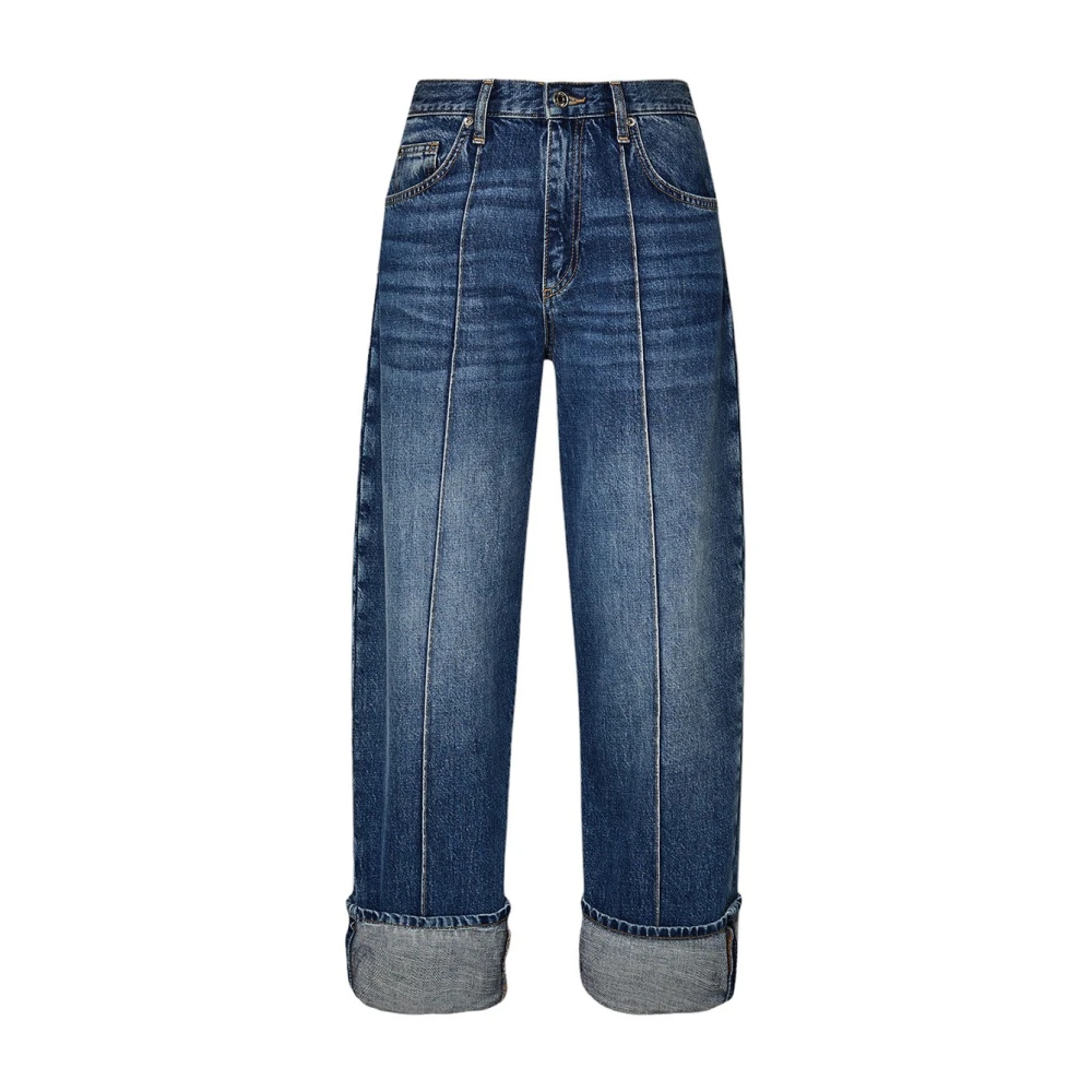 Liu Jo Denim Broek Notorius Blauw Blue Dames