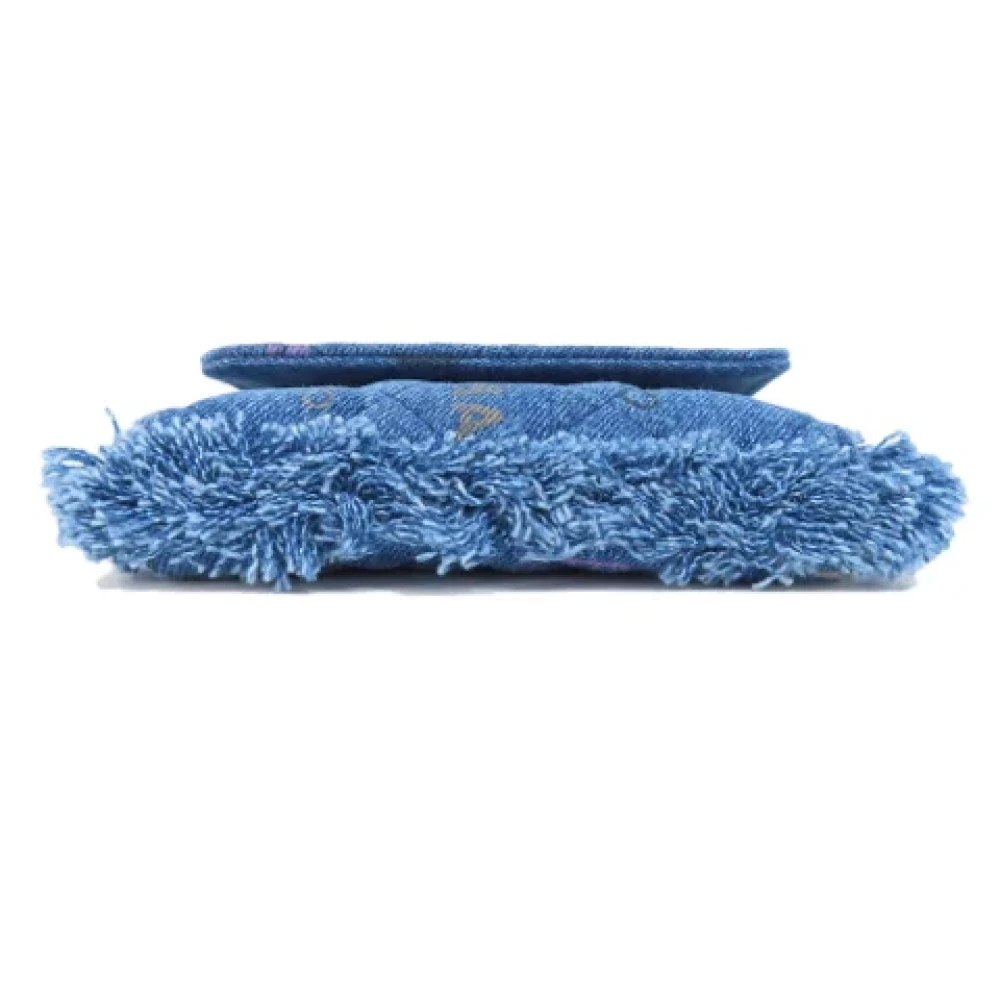 Chanel Vintage Pre-owned Fabric chanel-bags Blue Dames