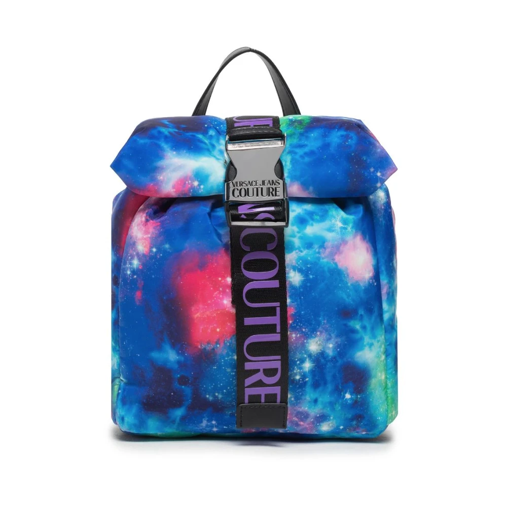 Versace Jeans Couture Multicolor Ruimte Motief Rugzak Multicolor Heren