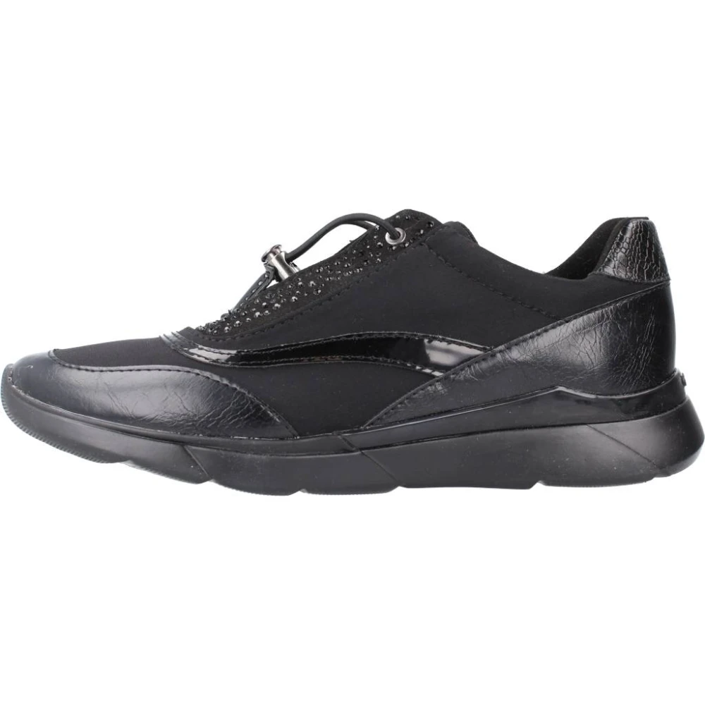 Geox Stijlvolle Winter Sneakers Dames Schoenen Zwart