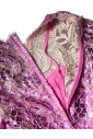 metallic-fuchsia-floral-sheath-mini-dress