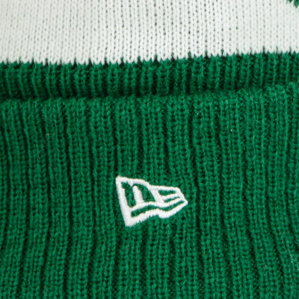 new era Sportieve Pom Herenmuts in Teamkleuren Green Heren