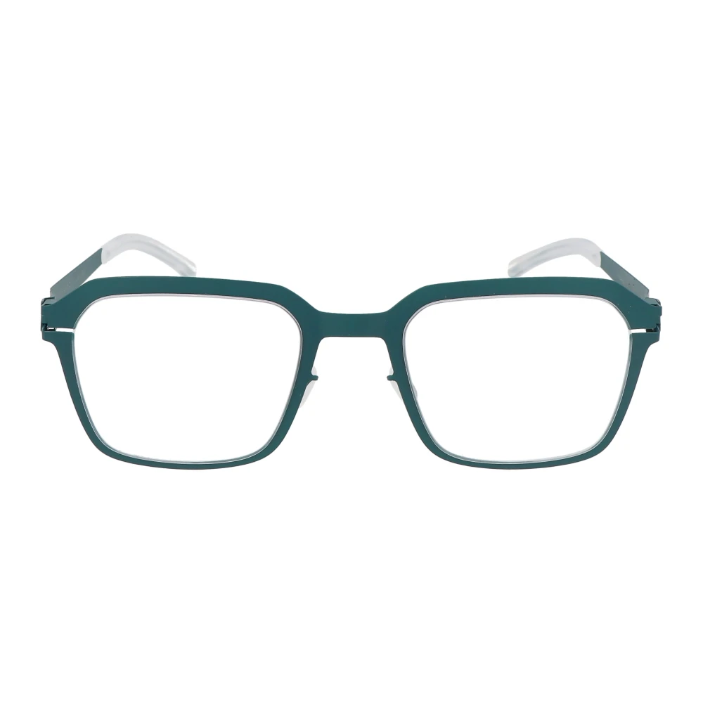 Mykita Moderne vierkante metalen montuurbril Gray Unisex