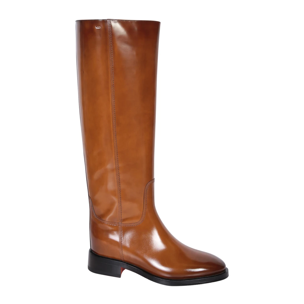 Santoni Bruna Ankelboots Brown, Dam