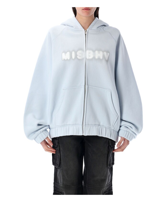 pull-en-tricot-bleu-a-capuche-community-ss25