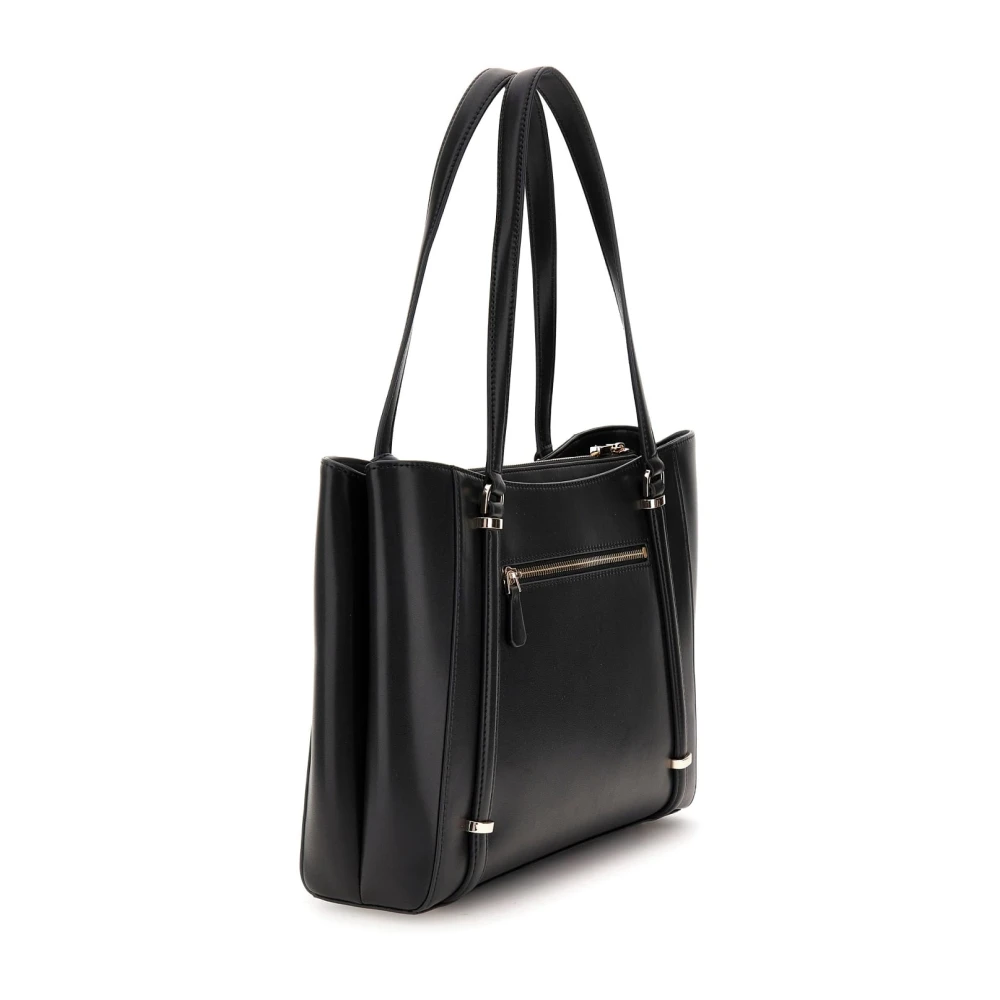 Guess Zwarte Schoudertas Daryna 2 Comp Black Dames