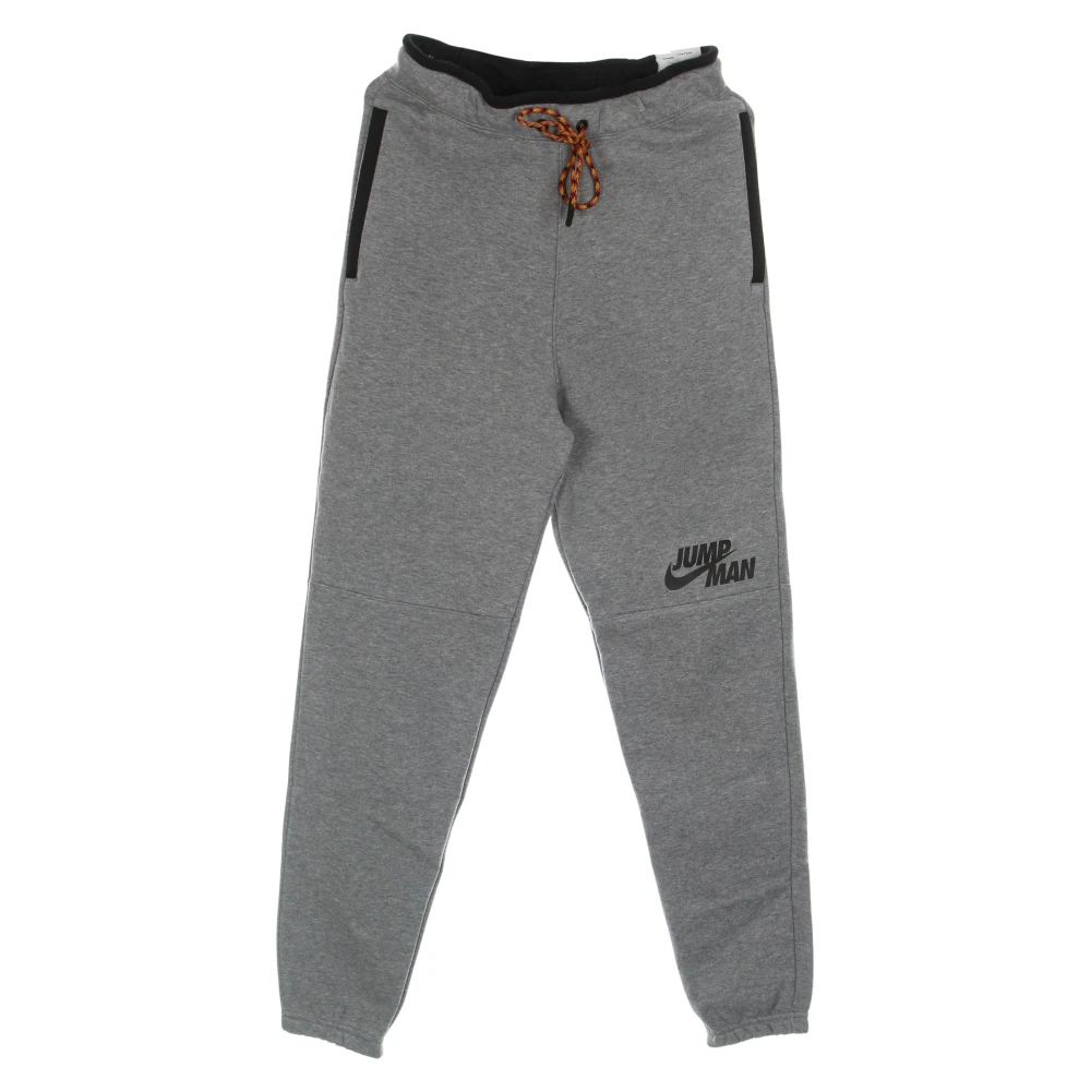 Jordan Men's Gray Training Trousers & Tights, Xl, Jumpman Fleece Pant