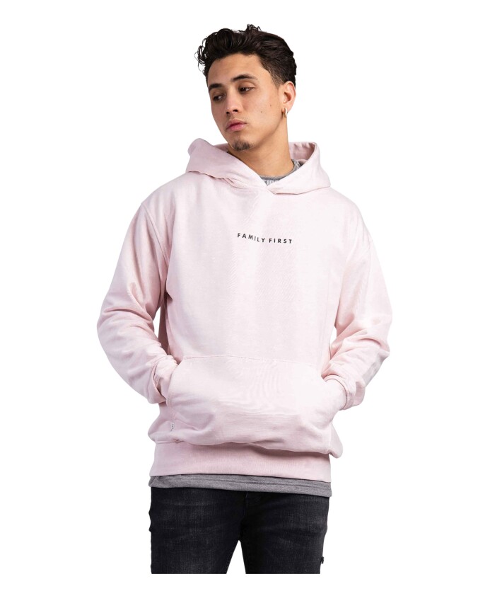 sweat-a-capuche-rose-avec-logo