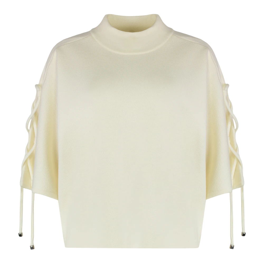 Max Mara Women's Beige Turtlenecks, M, Bevanda Jumper