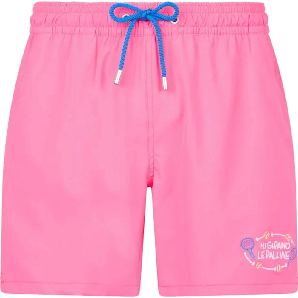 MC2 Saint Barth Shorts och kalsonger i polyester elastan Pink, Herr