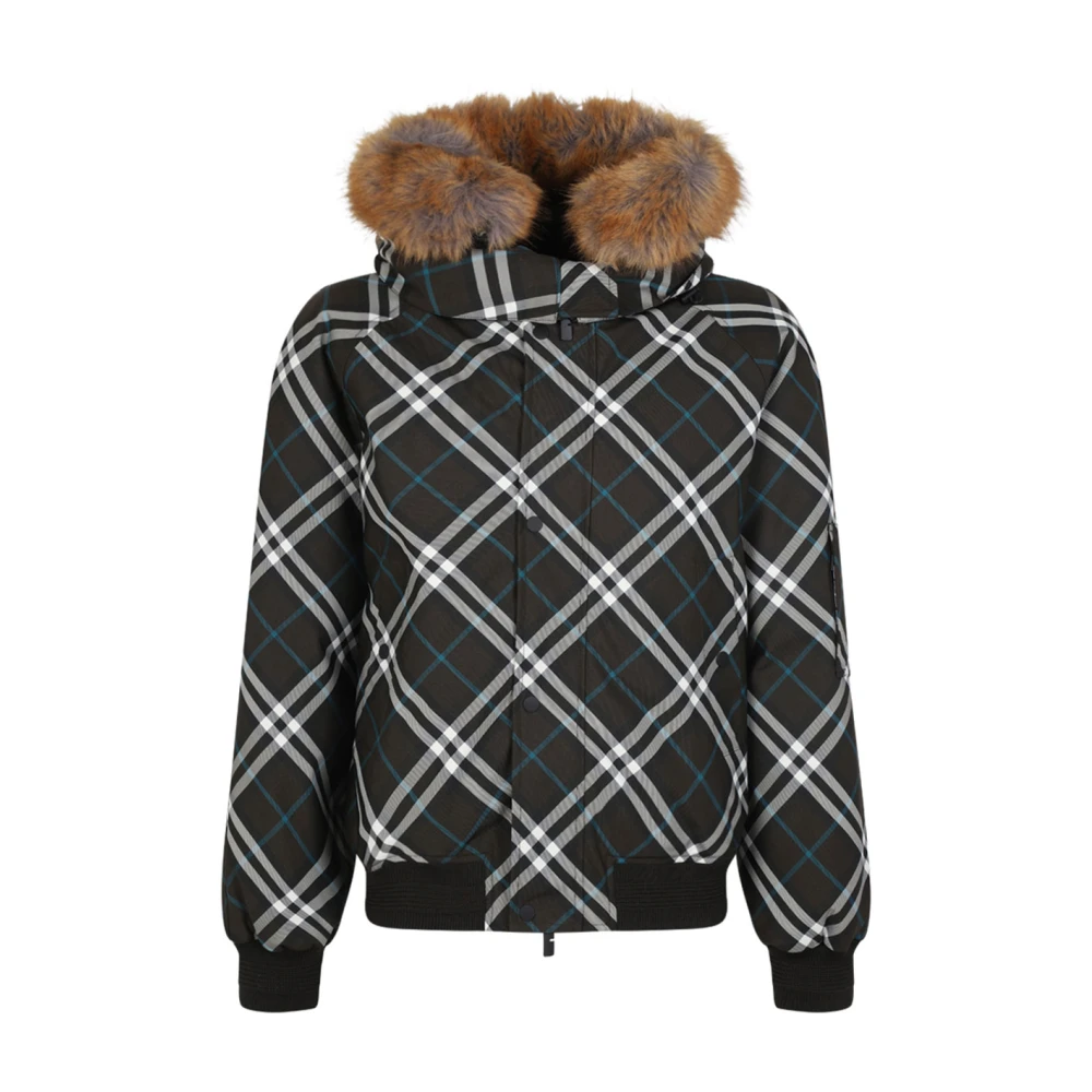Burberry - Chaqueta Bomber A Cuadros Multicolor - Jackets - Hombre - Multicolor - M