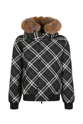 Multicolour Check Bomber Jacket