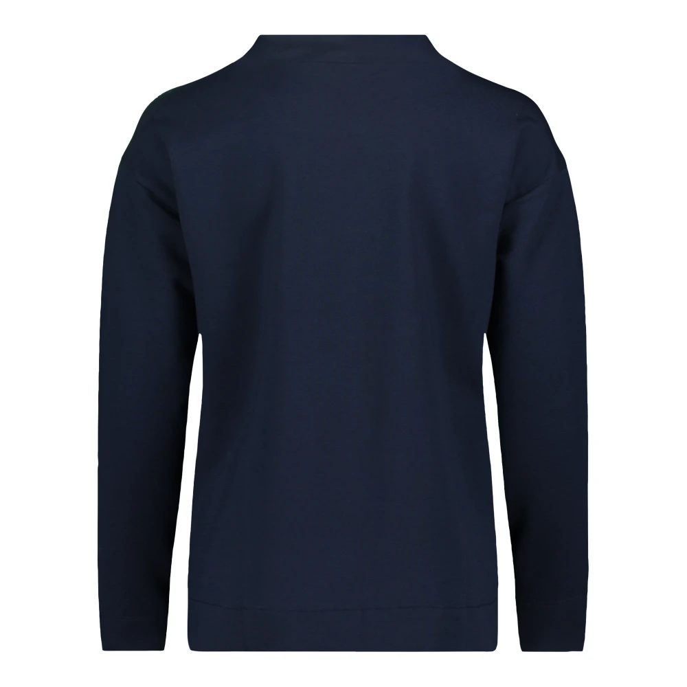 Betty Barclay Sweatshirt met dierenprint en glinsterende stenen Blue Dames
