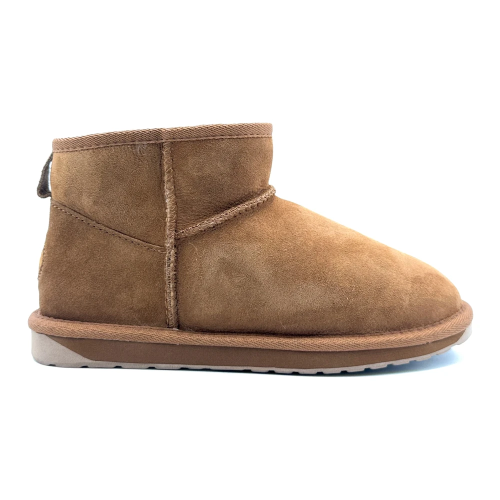 Emu Women's Brown Leather Boots Autumn Winter Collection