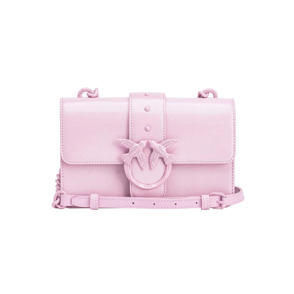 Pinko Love One Mini Färgblock Väska Pink, Dam