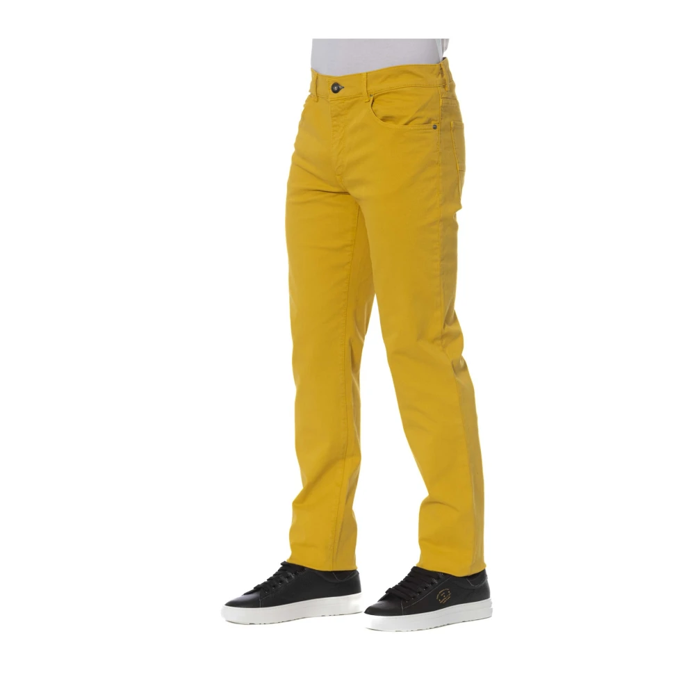Trussardi Jeans Kleding Broeken Yellow Heren
